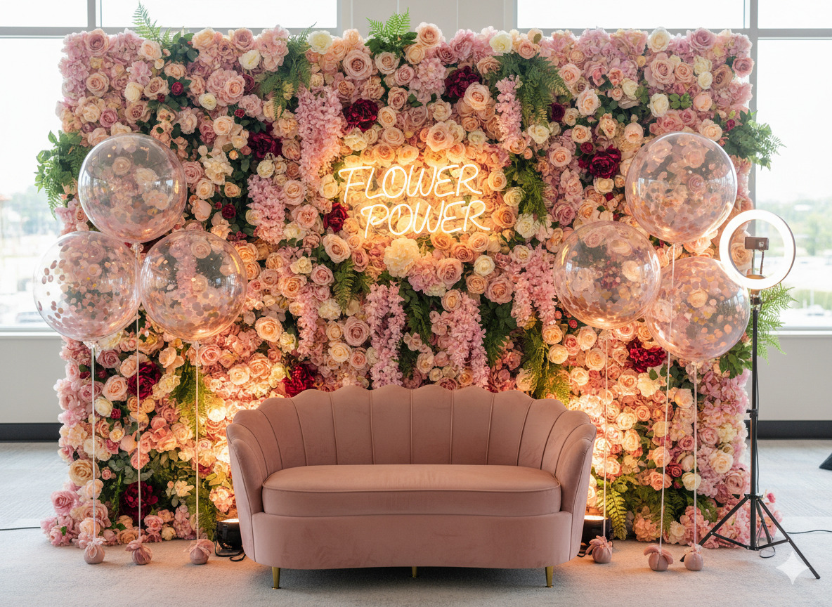 Foto zone dekoration